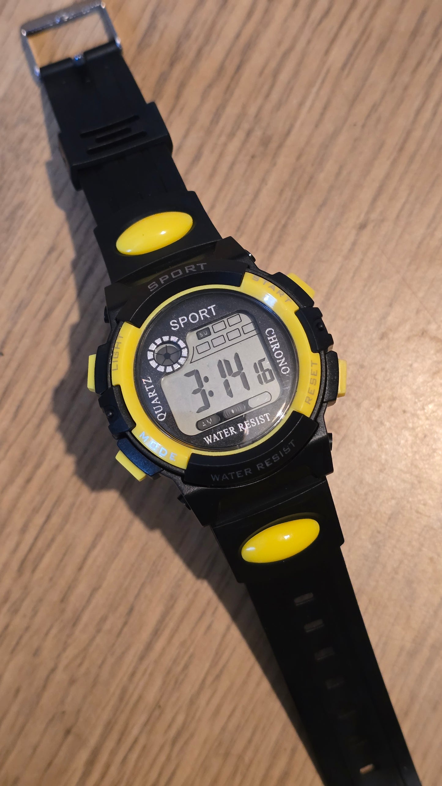 WYW Digital Sports Watch - Unisex - Yellow - New