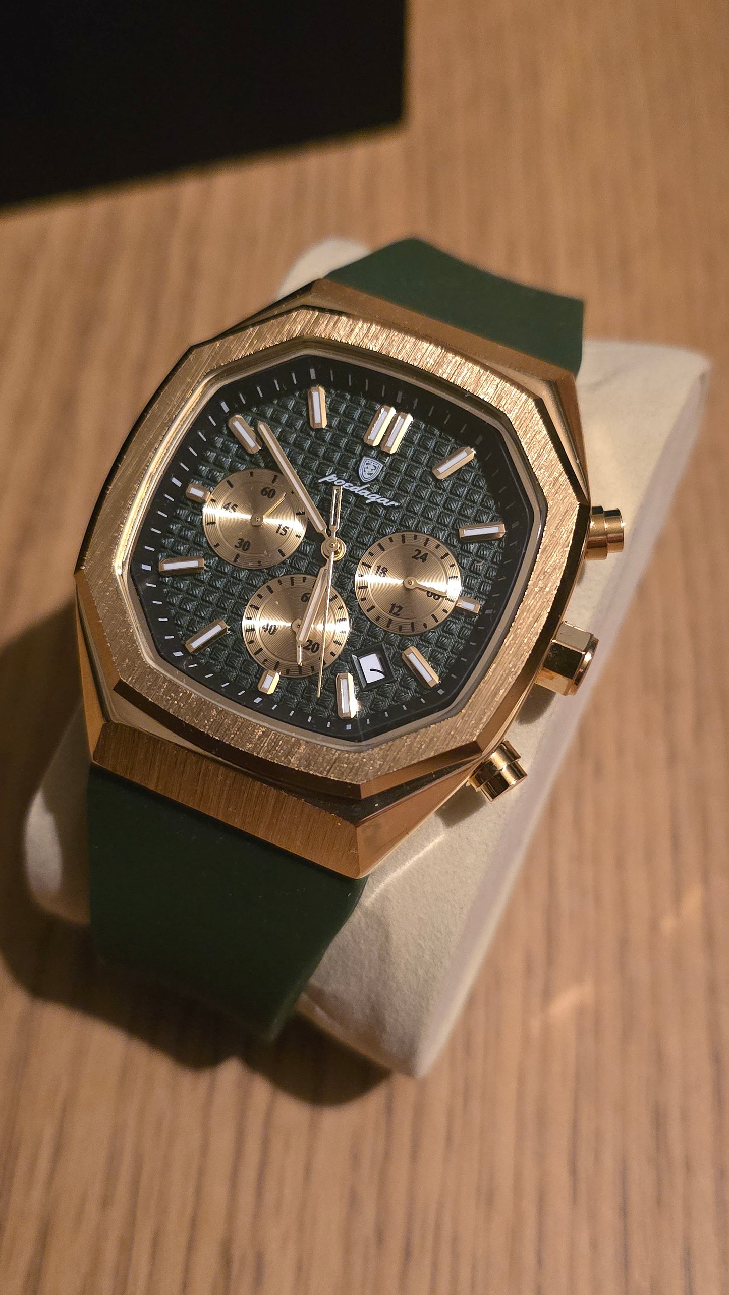Poedagar Mens Chronograph Quartz Watch - New - 1