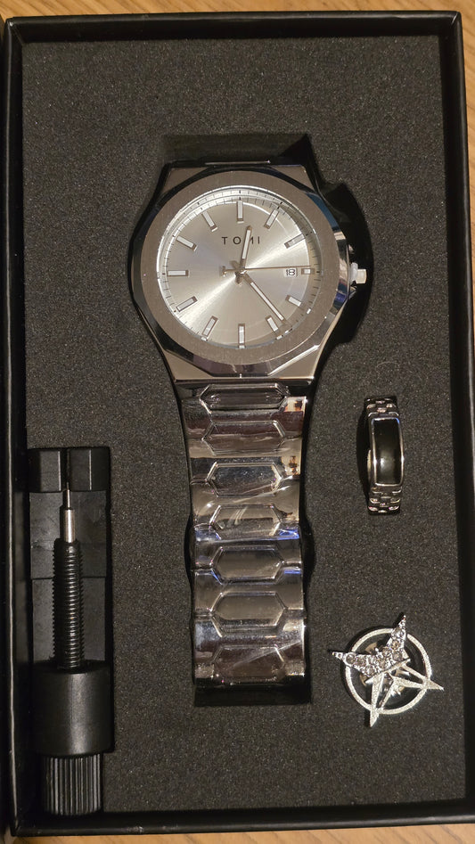 Tomi Mens Quartz Watch Set - New