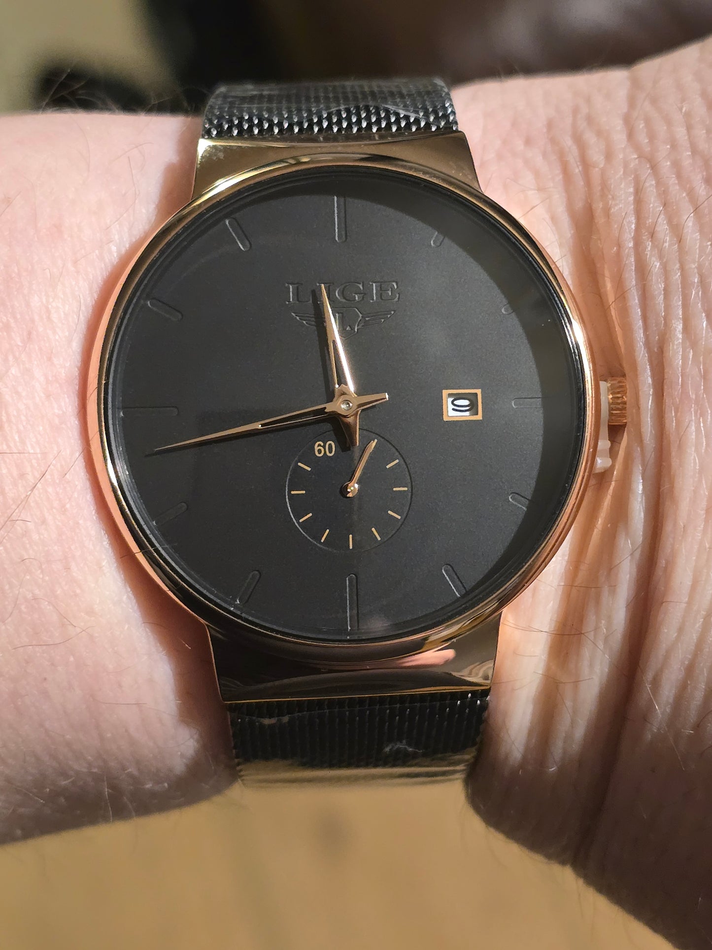 Lige Mens Quartz Watch - New - 1