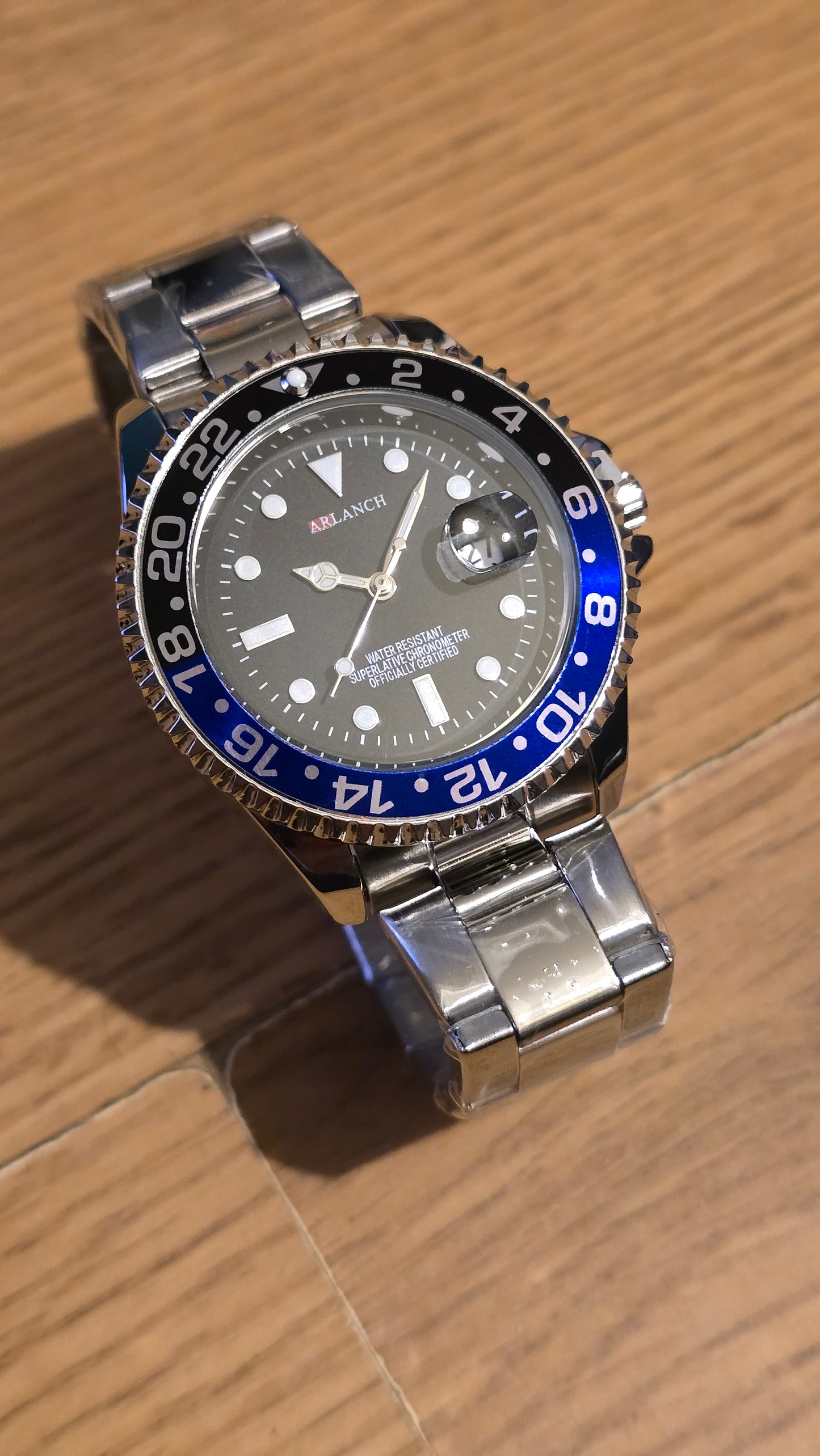 Arlanch Mens Quartz Watch - Blue/Black - New - 1