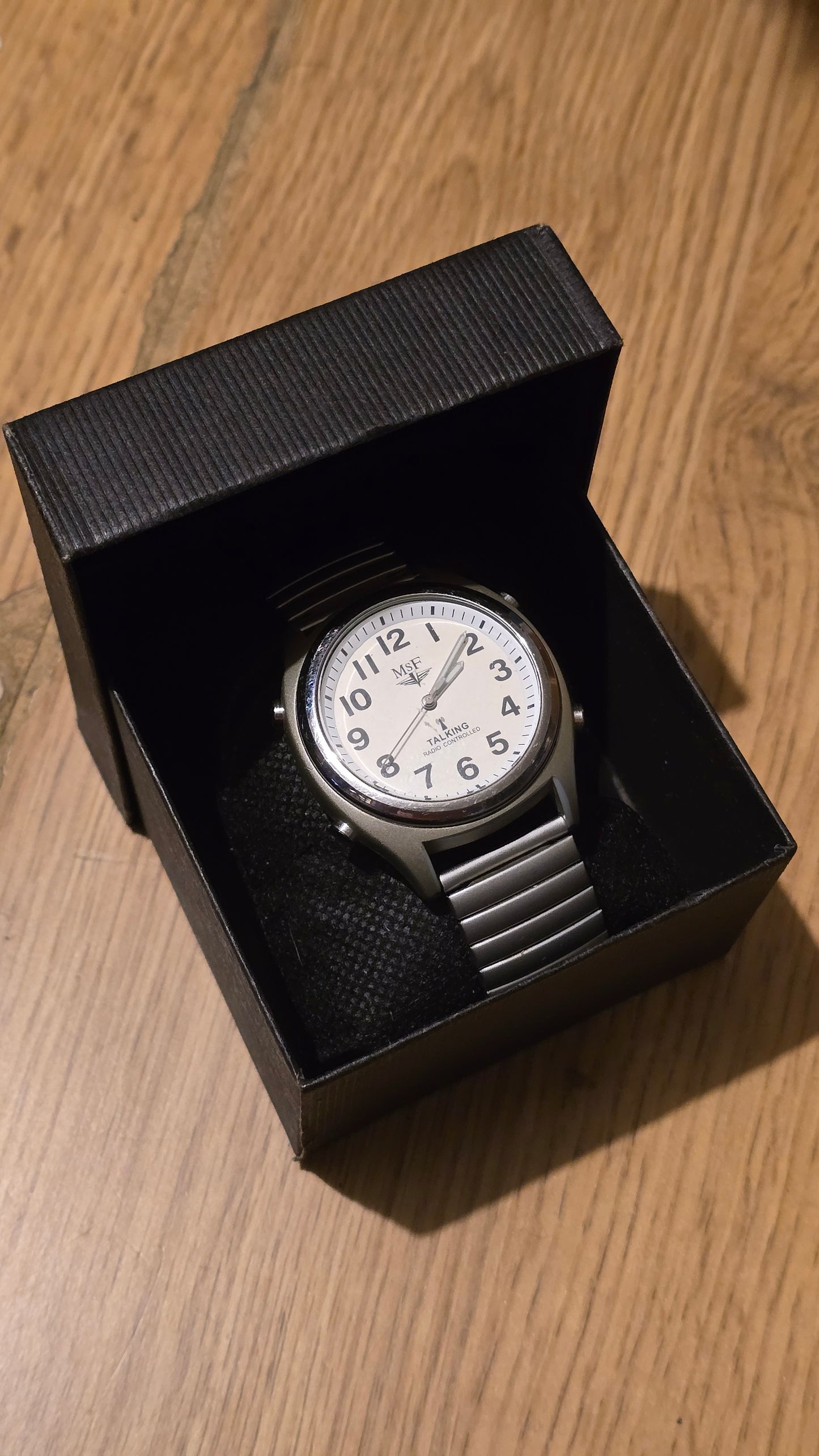 MSF Mens Radio Controlled Talking Watch