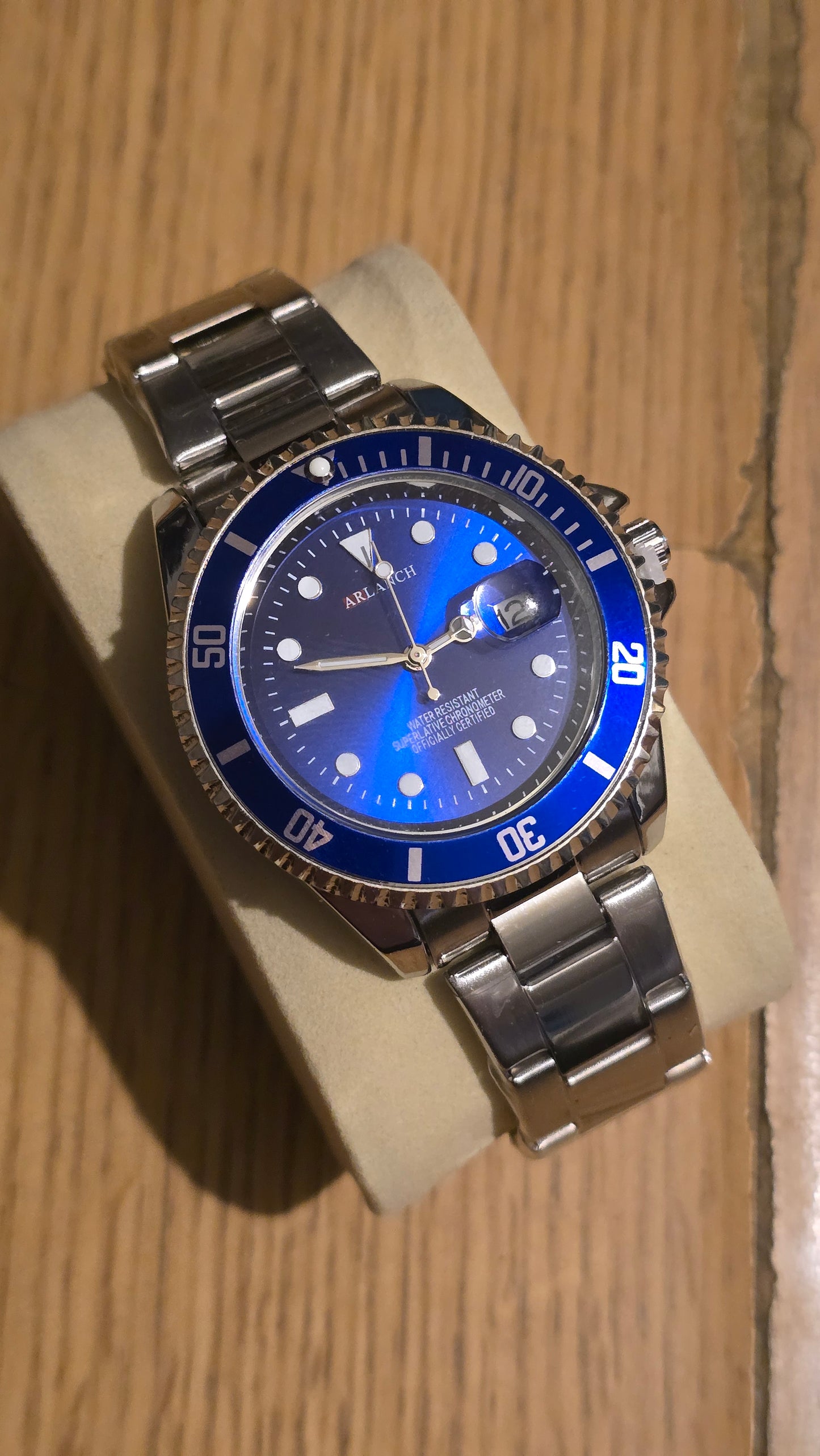Arlanch Mens Quartz Watch - Blue - New - 1
