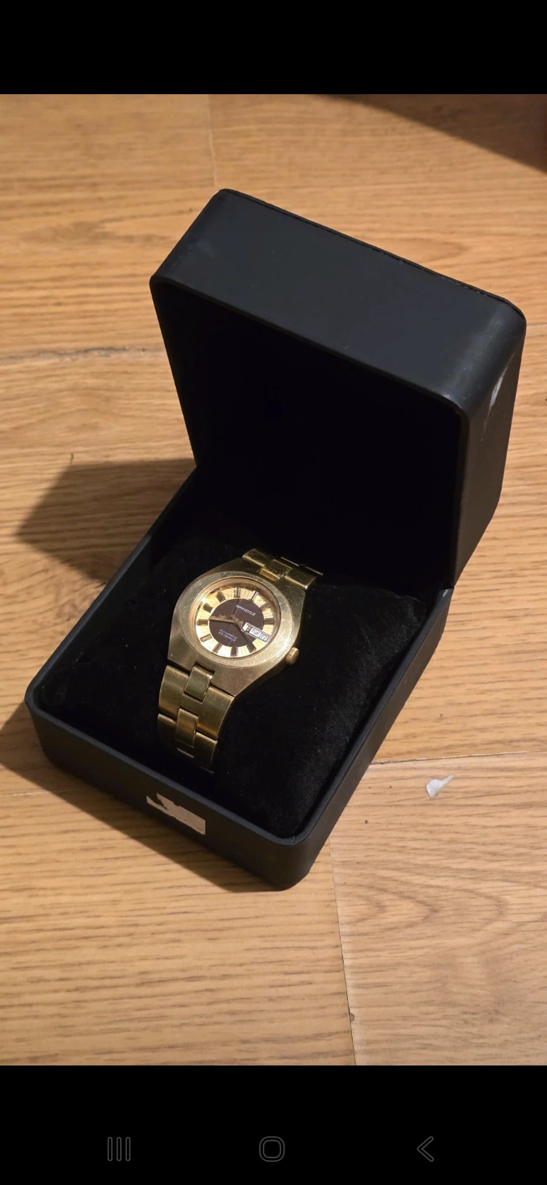 Sandoz Vintage Automatic Self-Winding Mens Watch