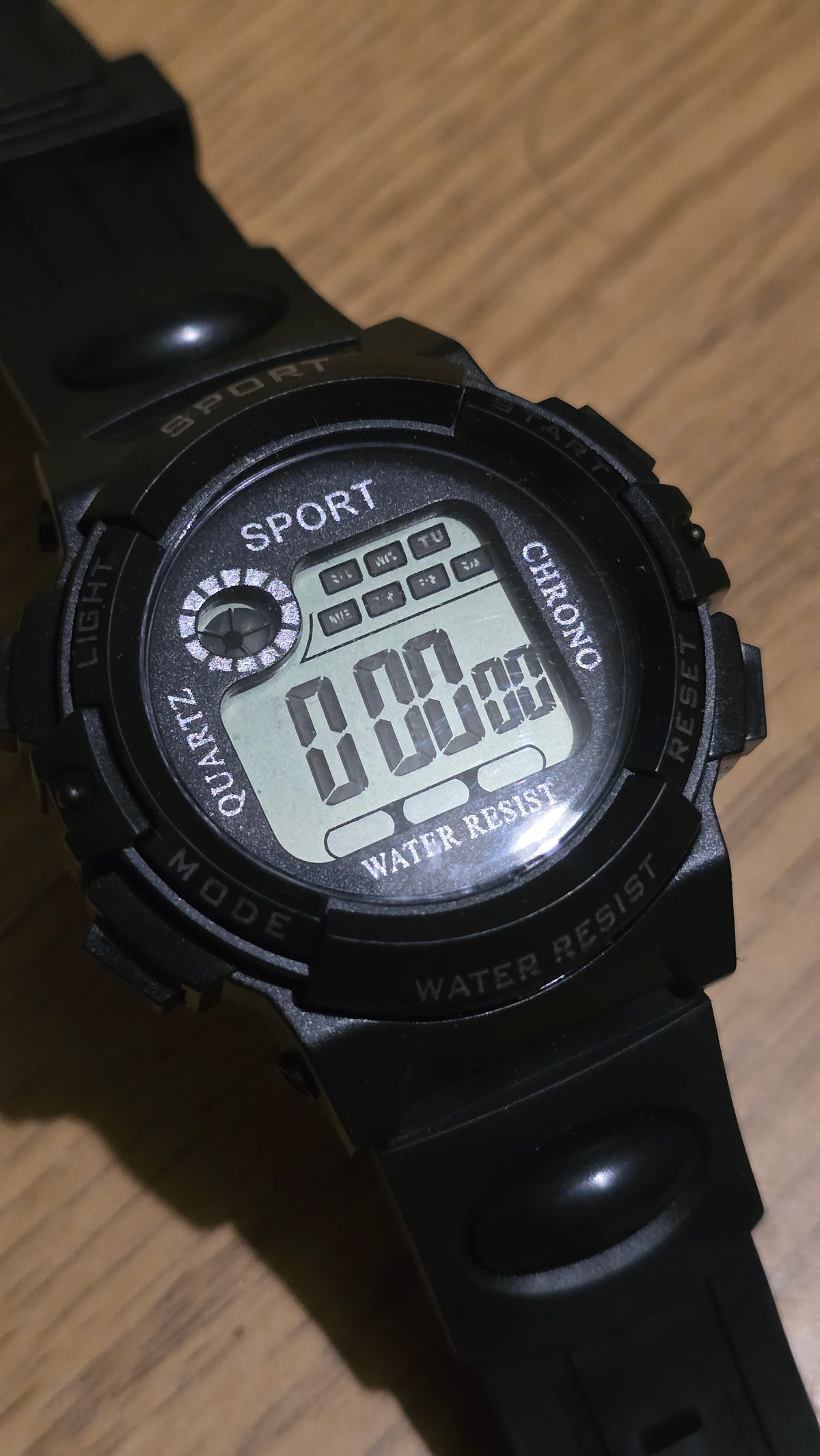 WYW Digital Sports Watch - Unisex - Black - New - 1