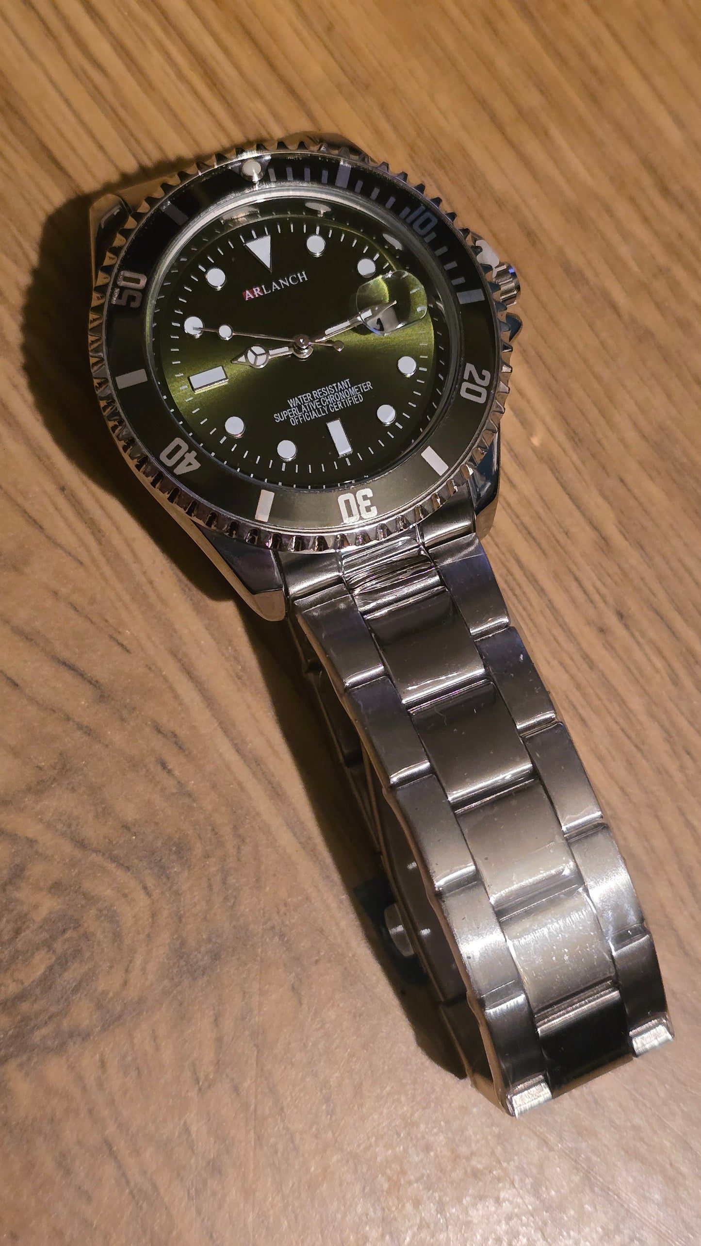 Arlanch Mens Quartz Watch - Green - New - 1
