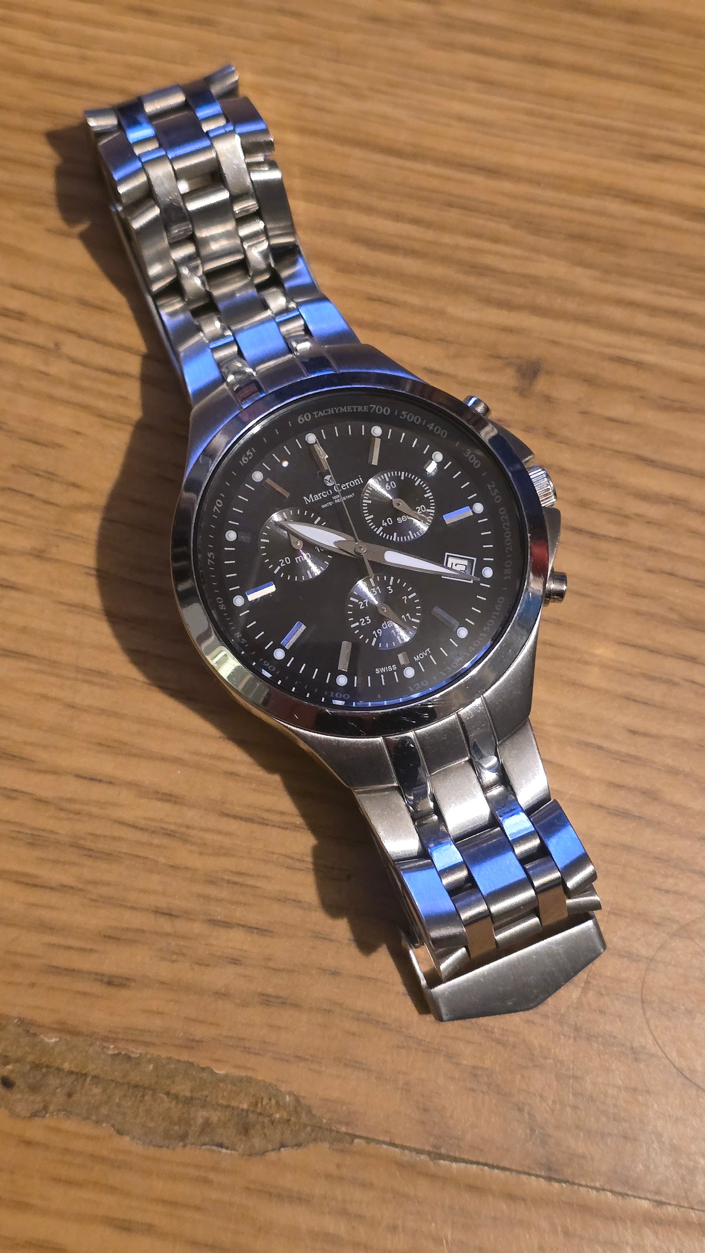 Marco Ceroni Mens Chronograph Quartz Watch - Pre-owned