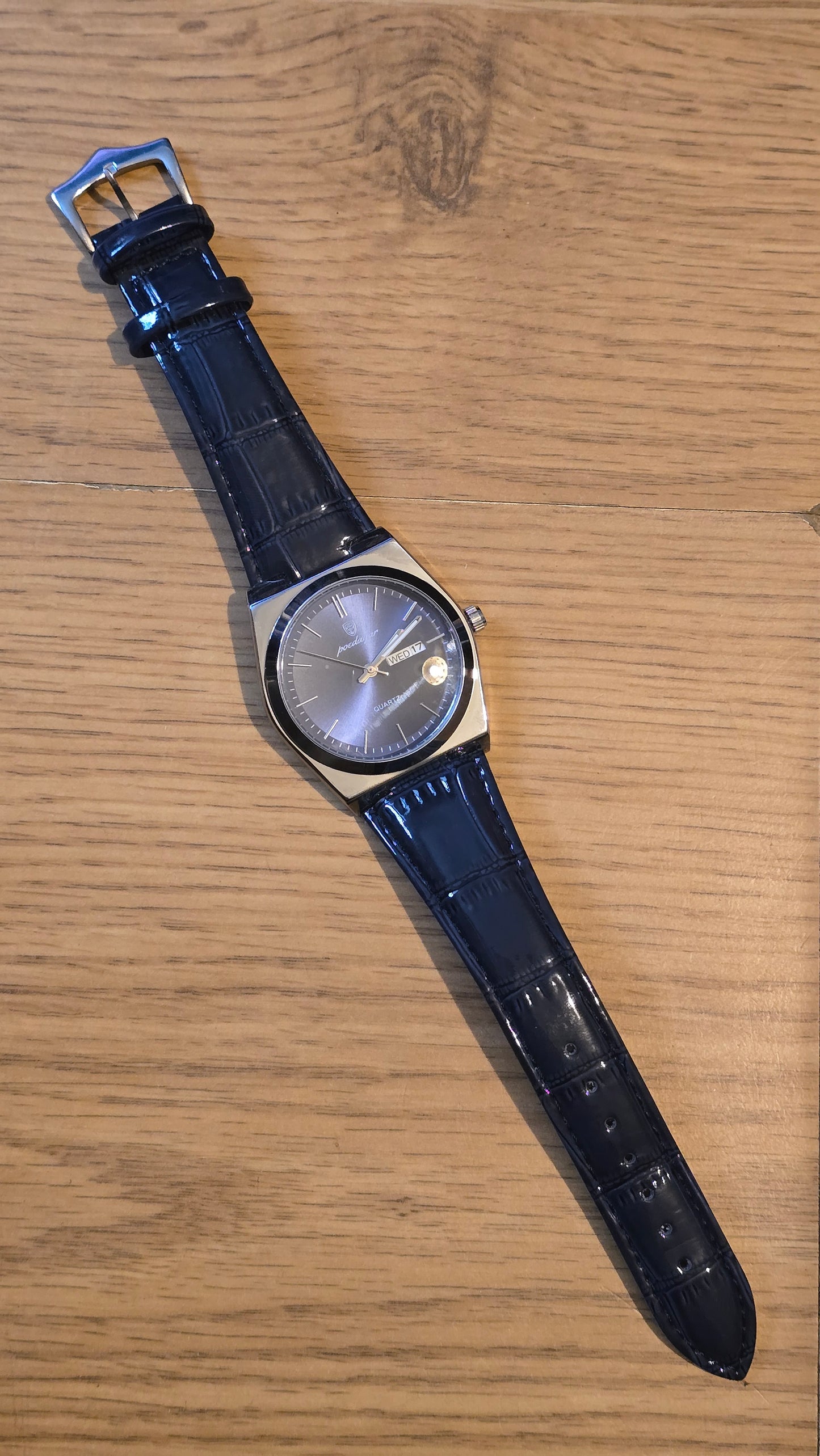 Poedagar Mens Quartz Watch - Blue - New - 1
