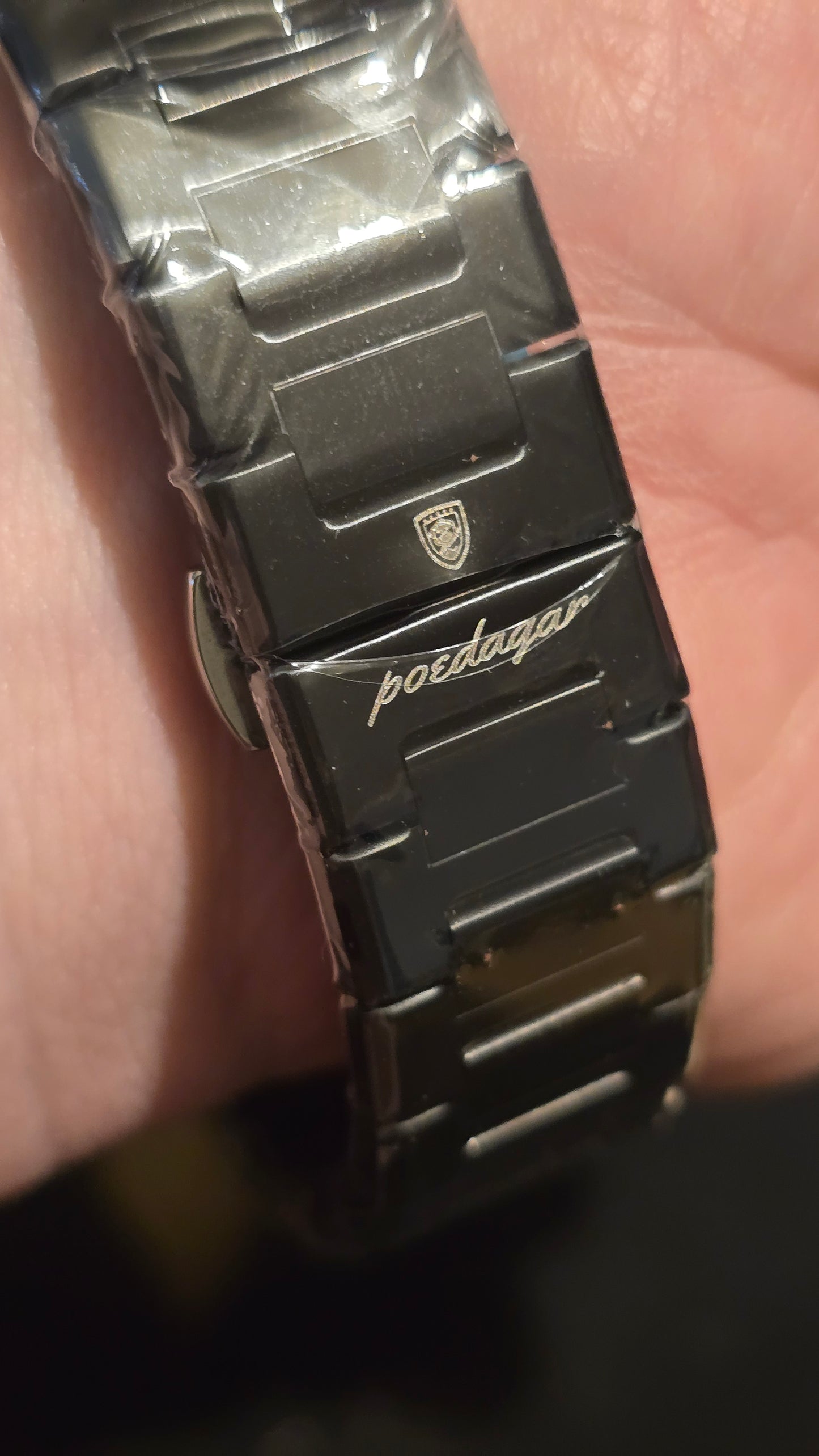 Poedagar Mens Quartz Watch - Black - New