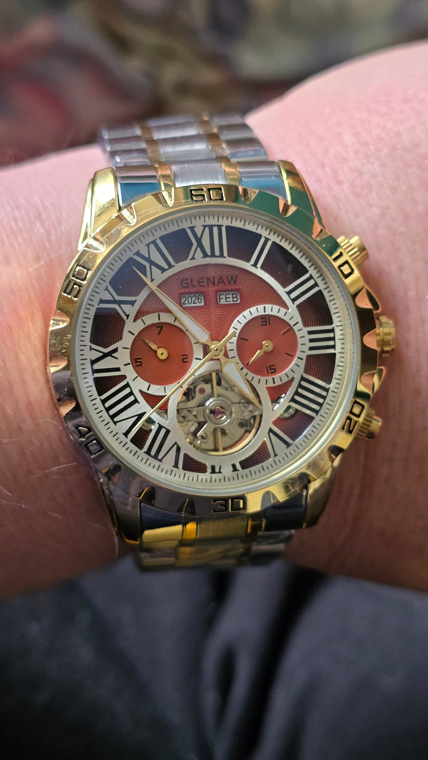 Glenaw Automatic Self-Winding Mens Watch - New - 1