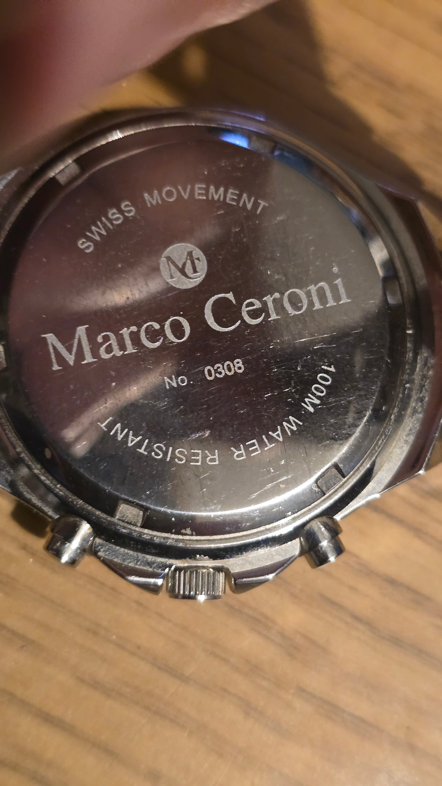 Marco Ceroni Mens Chronograph Quartz Watch - Pre-owned