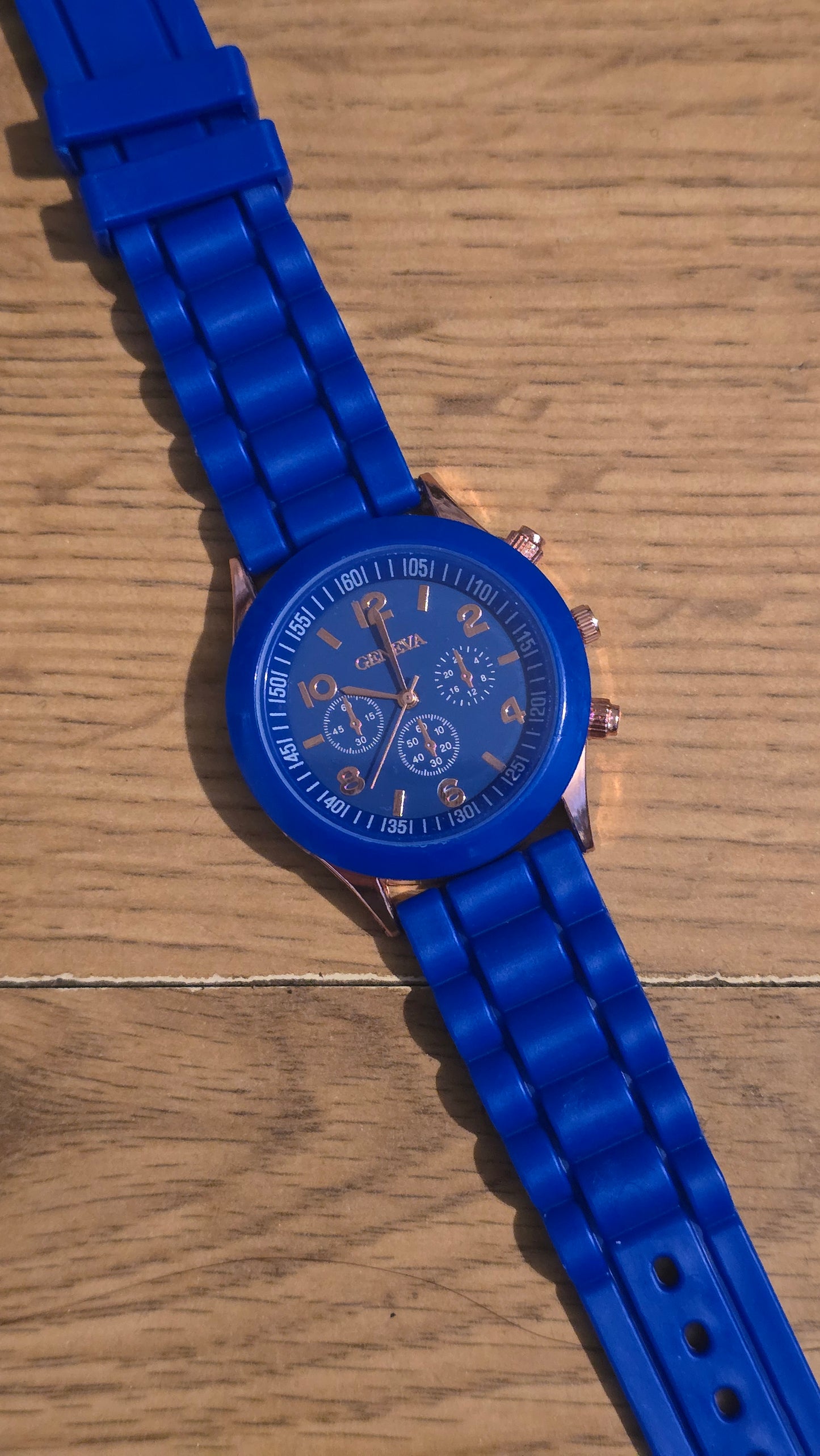 Geneva Ladies Quartz Watch - Blue - New