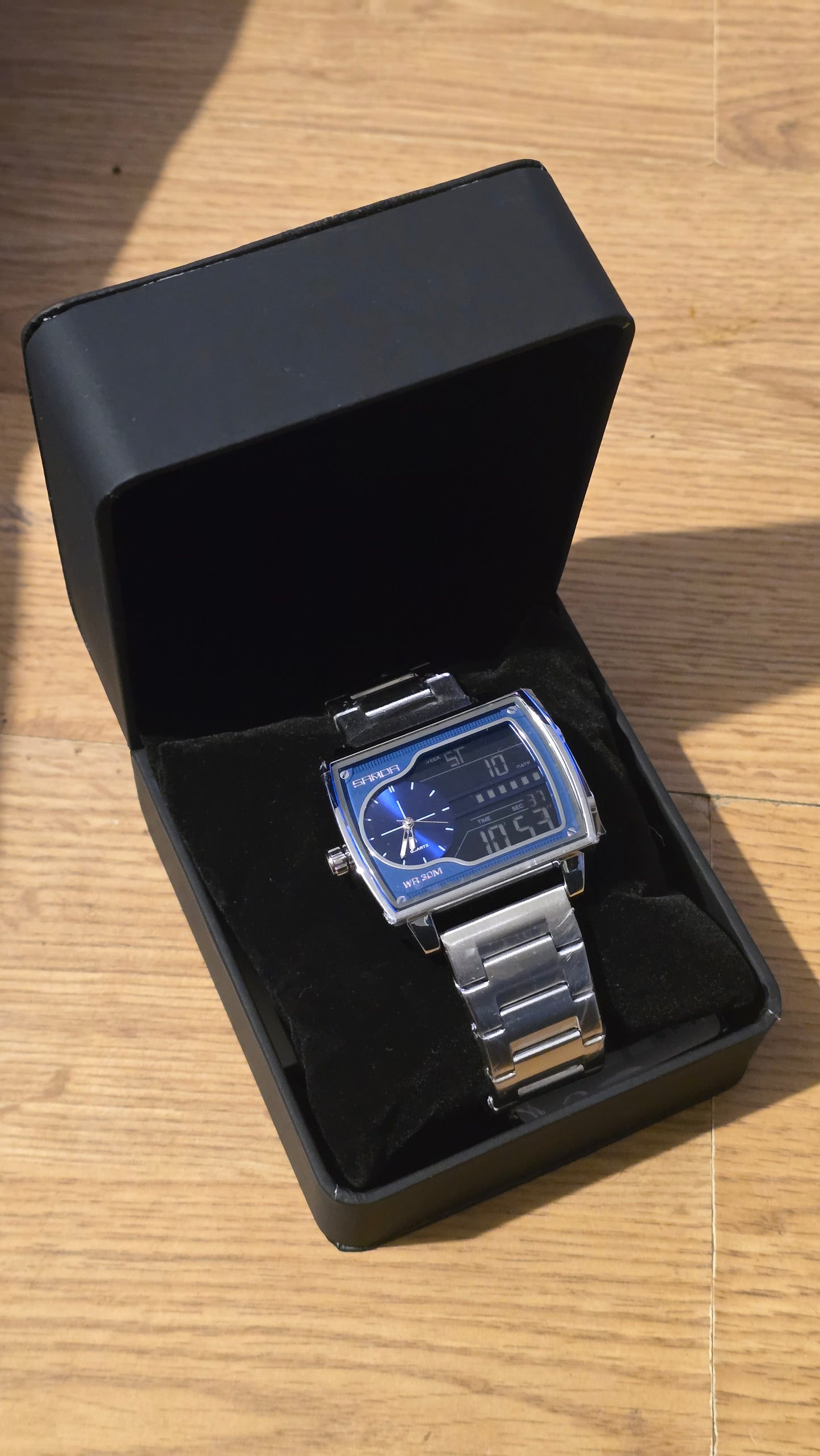 Sanda Mens Analogue / Digital Quartz Watch - New - 1