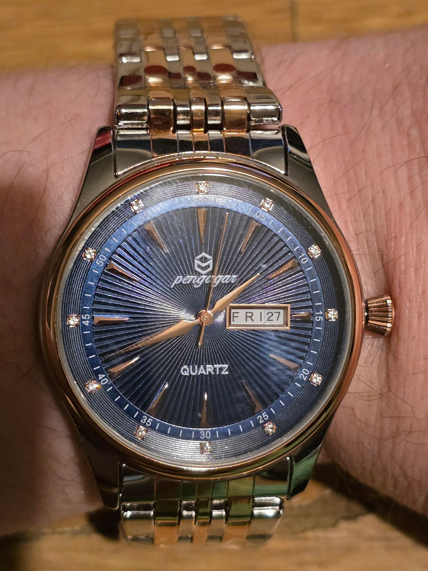 Pengagar Bi-Colour Mens Quartz Watch - New - 1