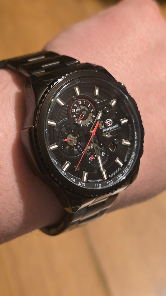 Forsining Automatic Self-Winding Mens Sports Watch - New