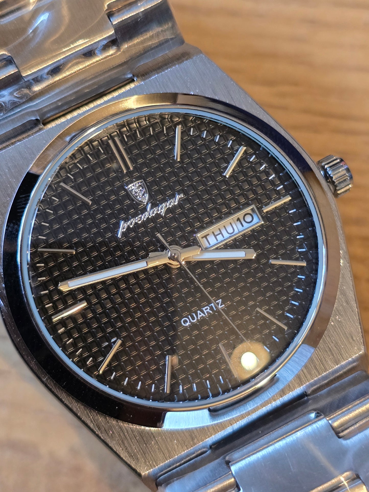 Poedagar Mens Quartz Watch - Black - New - 1