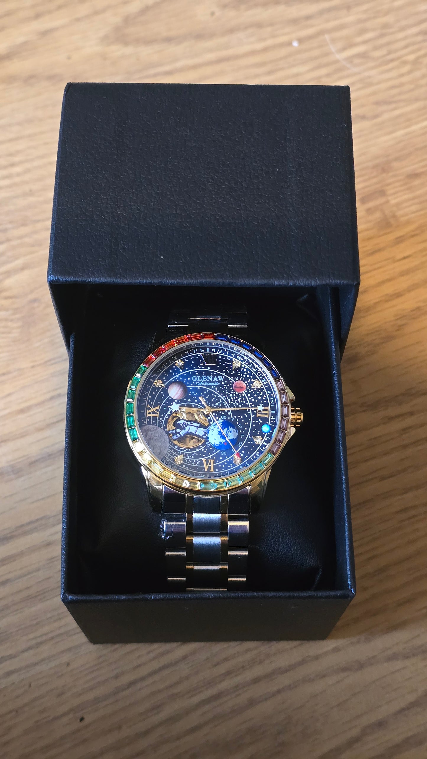 Glenaw Spaceman Constellation Automatic Self-Winding Mens Watch - New - 1