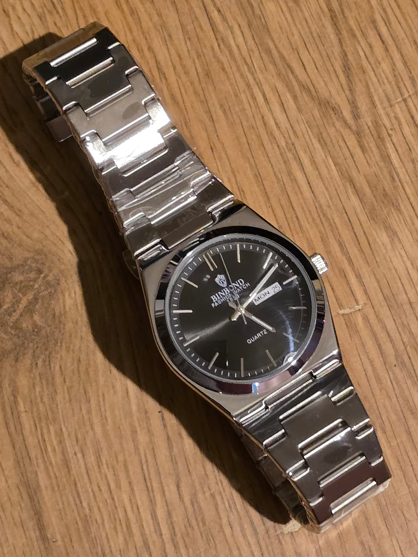 Binbond Mens Quartz Watch - Silver - New