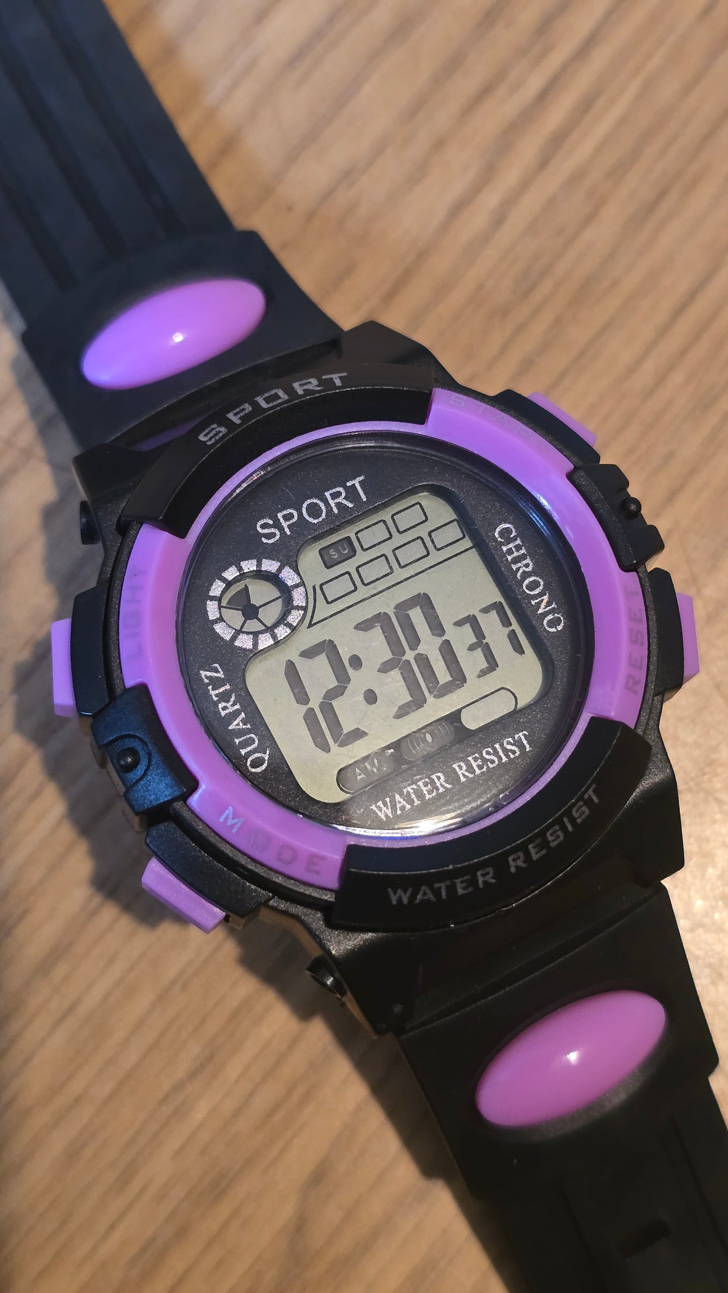 WYW Digital Sports Watch - Unisex - Purple - New