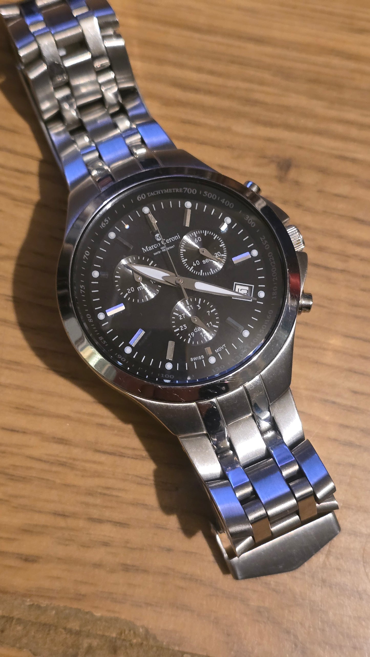 Marco Ceroni Mens Chronograph Quartz Watch - Pre-owned