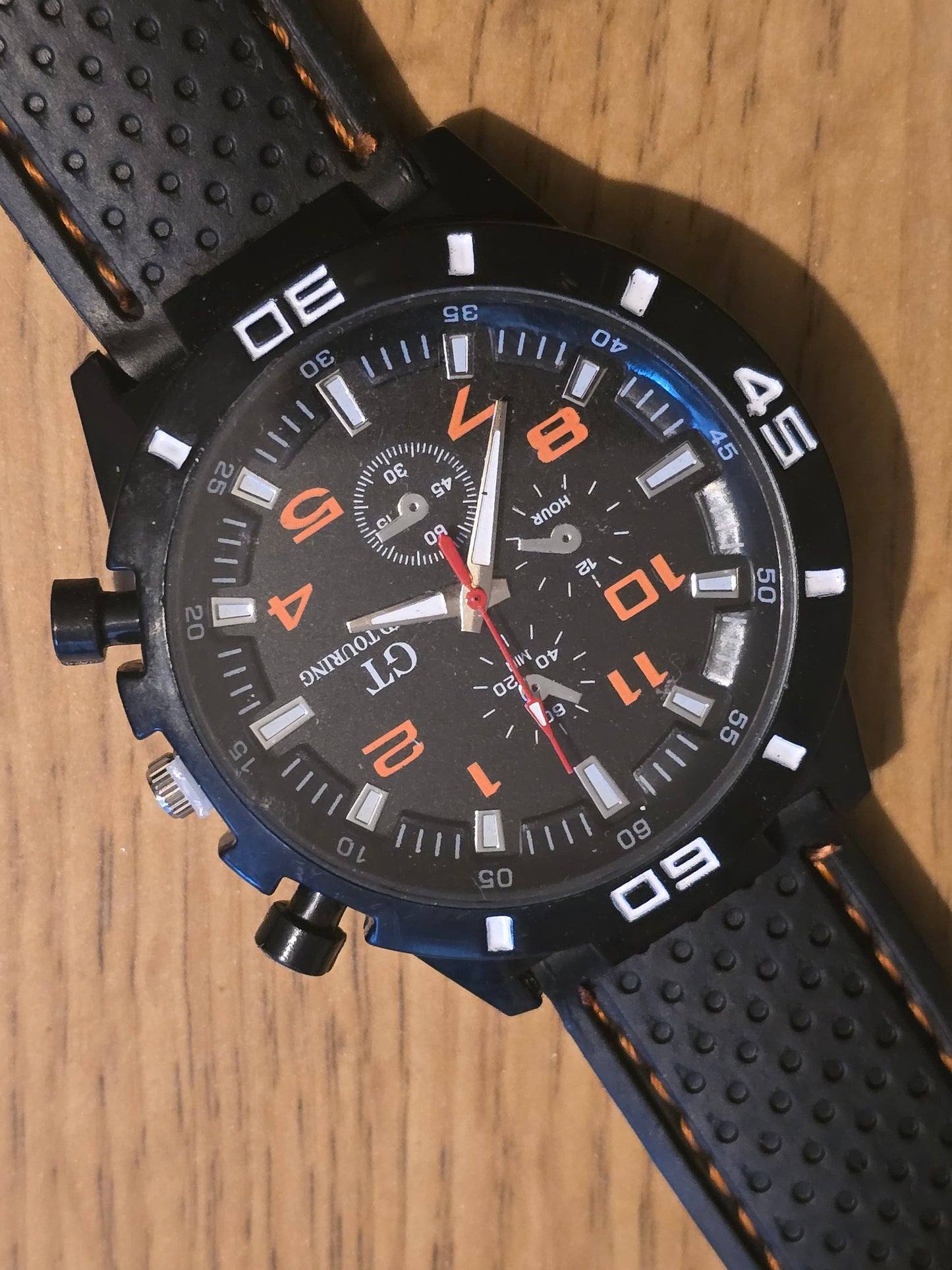 G.T Mens Quartz Watch - Orange - New