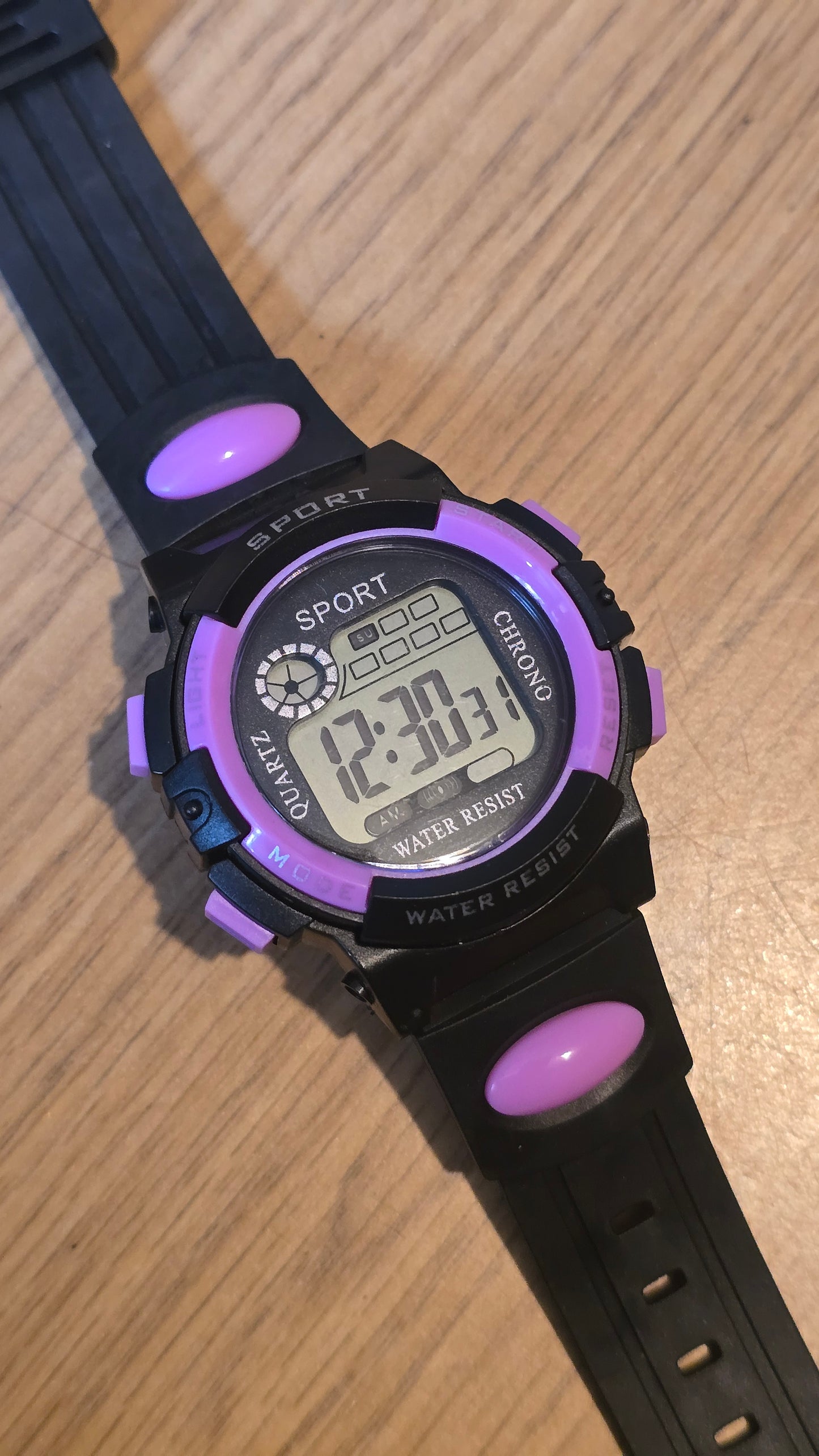 WYW Digital Sports Watch - Unisex - Purple - New