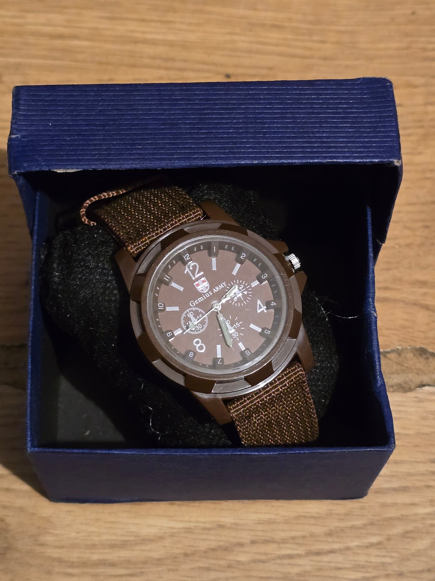 Gemius Army Unisex Quartz Watch - Brown - New