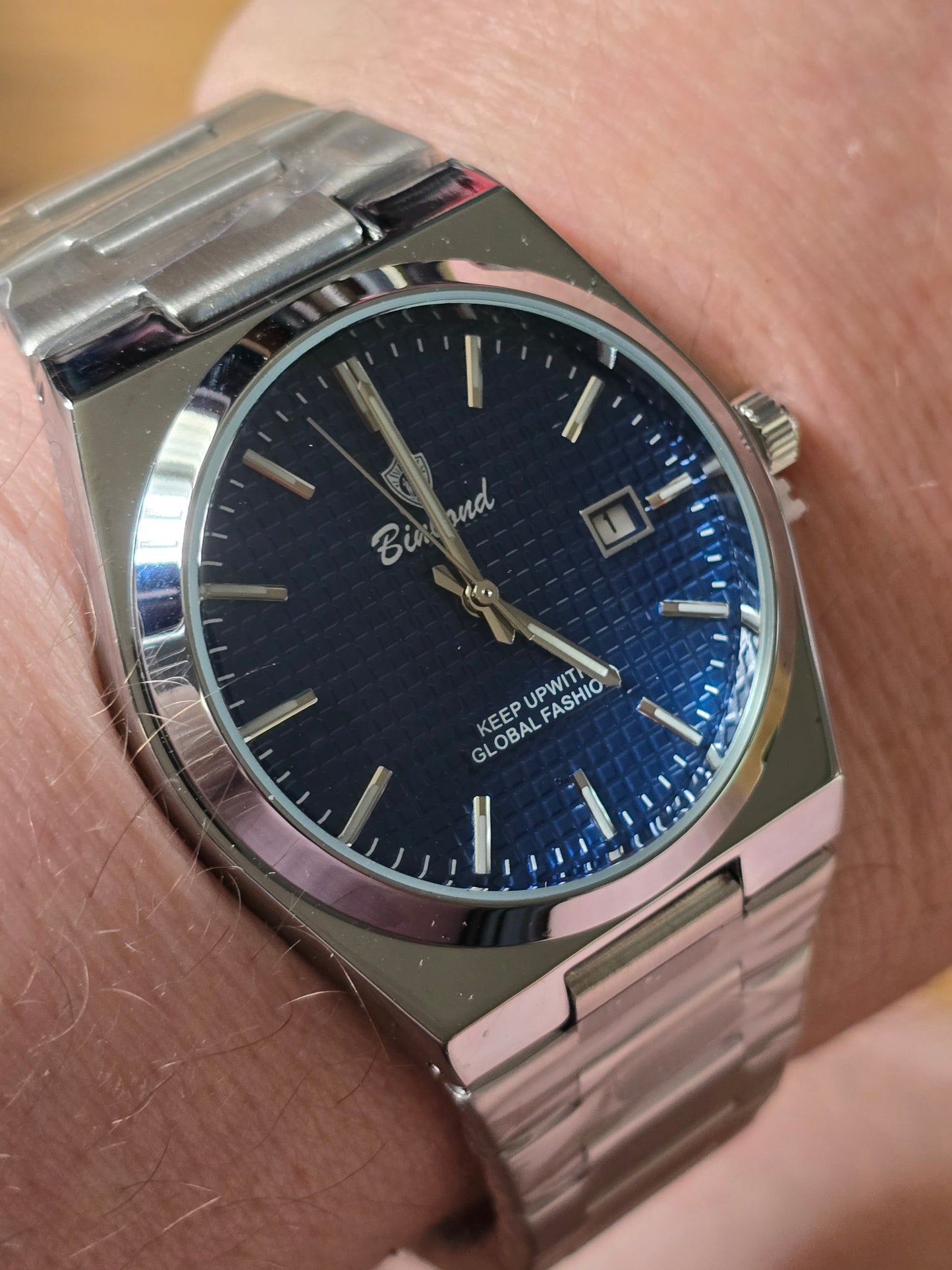 Binbond Mens Quartz Watch - Blue - New