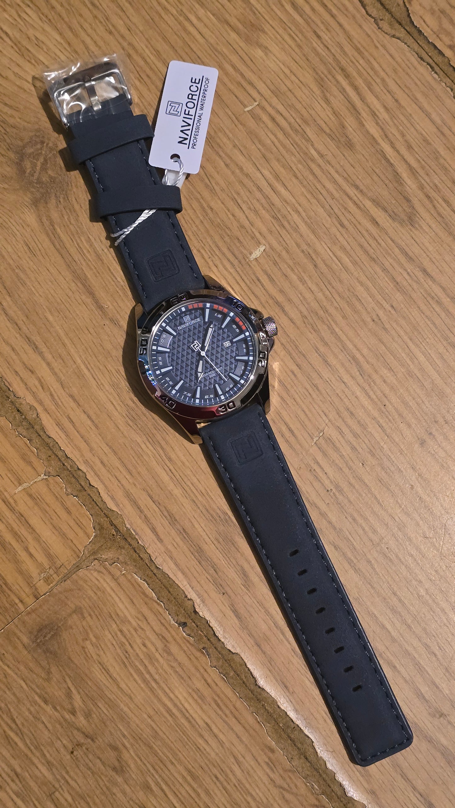 Naviforce Mens Sports Quartz - Watch - Blue - New