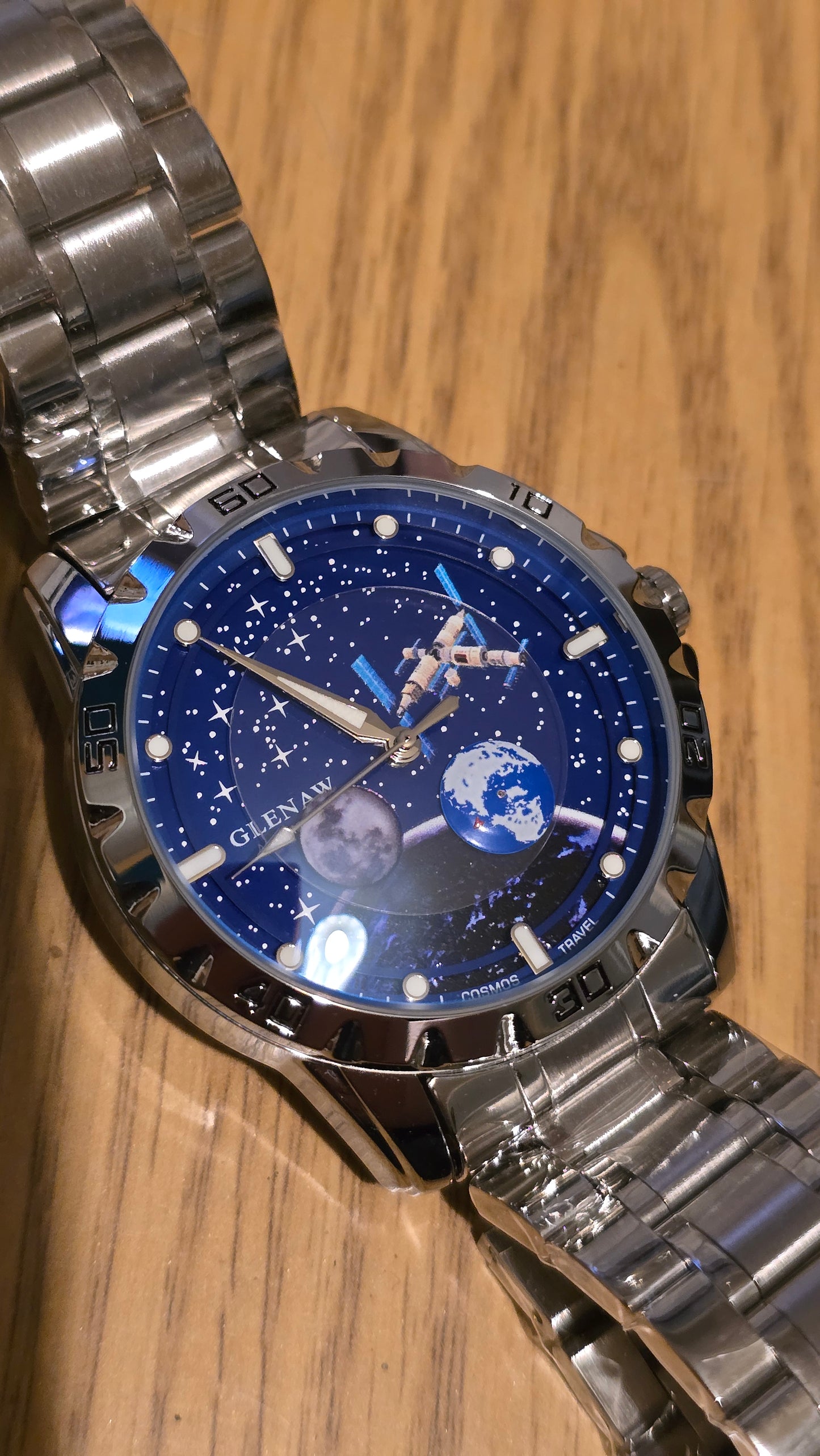 Glenaw Cosmic Travel Automatic Self-Winding Mens Watch - 1