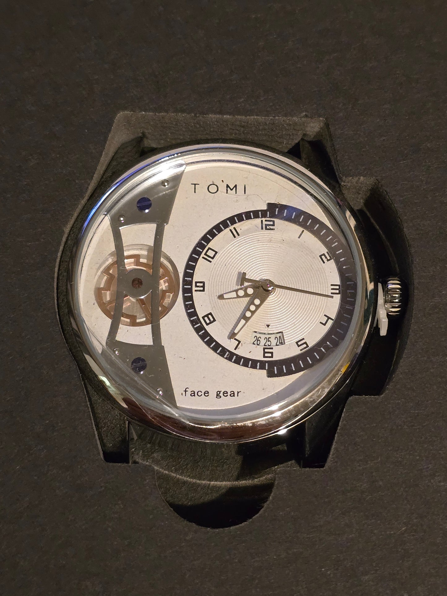 Tomi Face Gear Mens Quartz Watch - New - 1