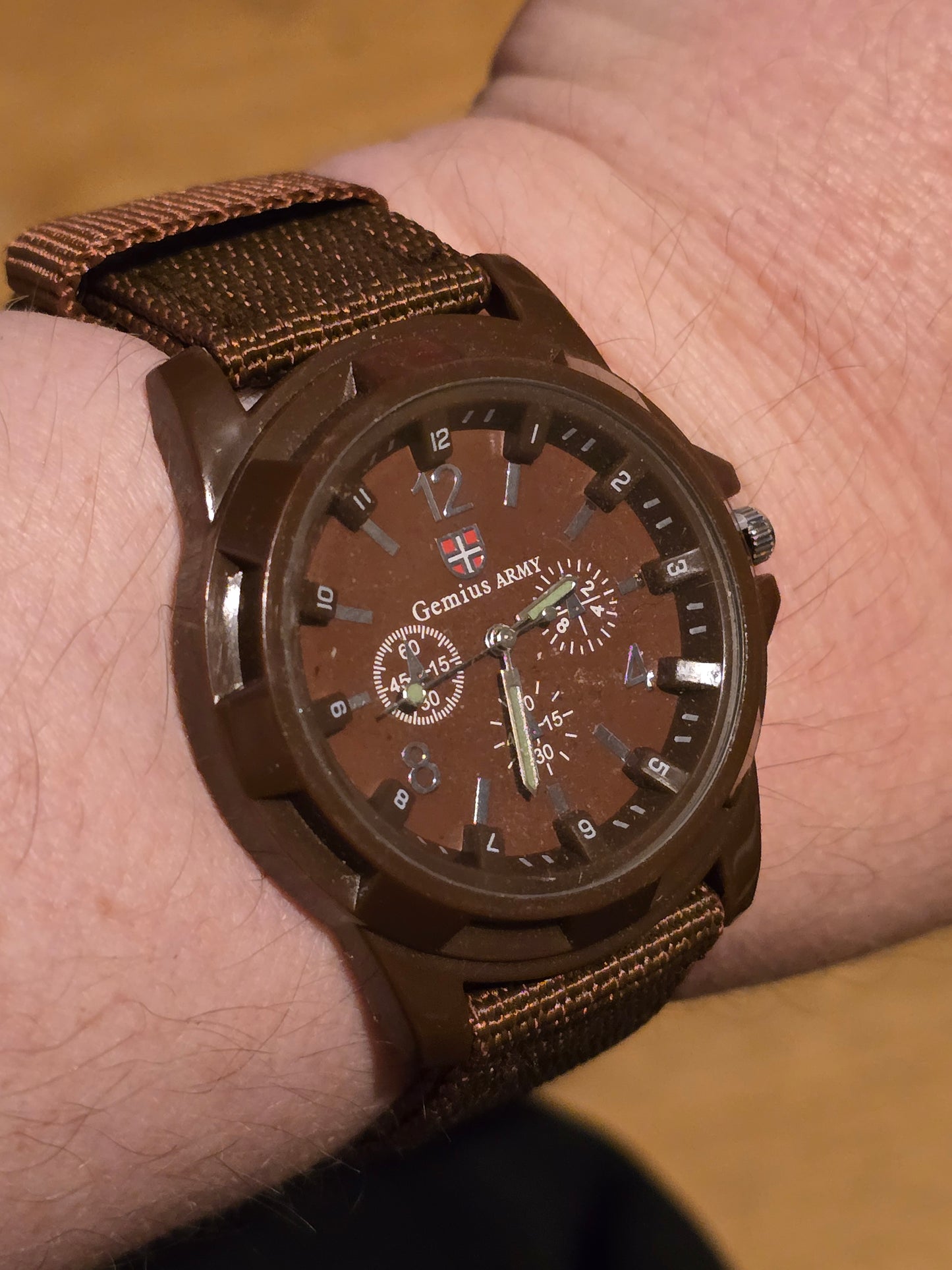 Gemius Army Unisex Quartz Watch - Brown - New