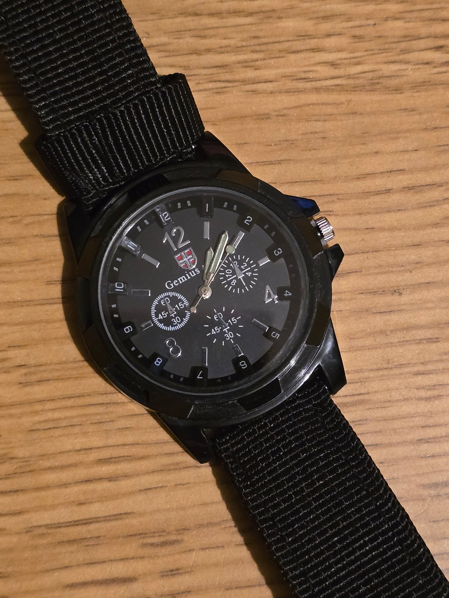 Gemius Army Unisex Quartz Watch - Black - New