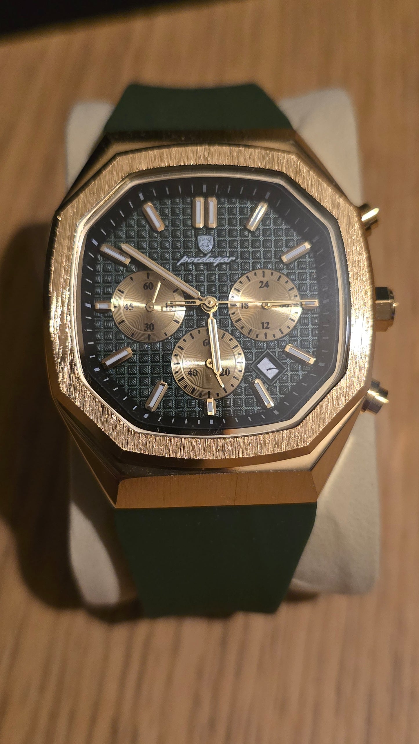 Poedagar Mens Chronograph Quartz Watch - New - 1