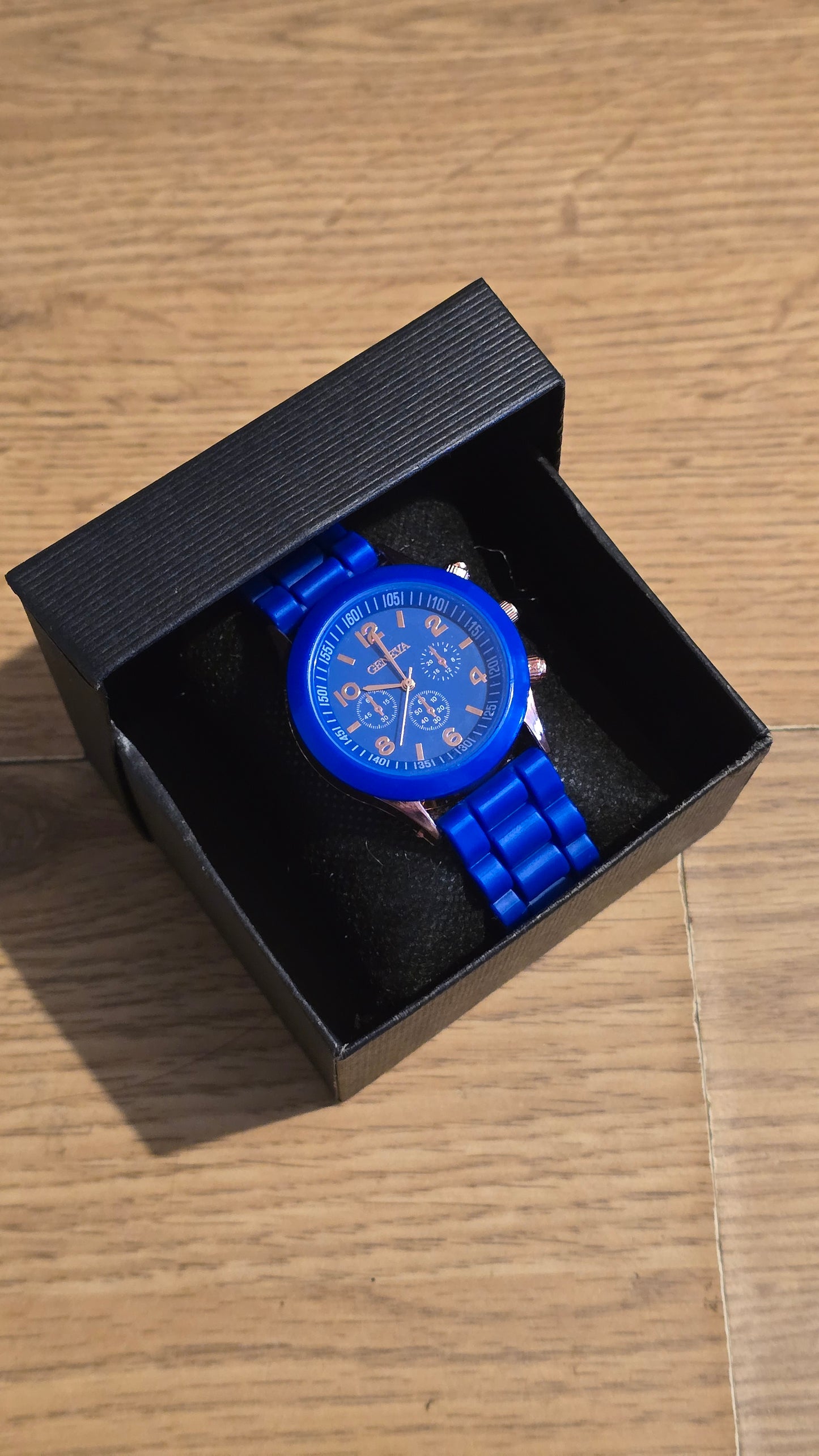 Geneva Ladies Quartz Watch - Blue - New