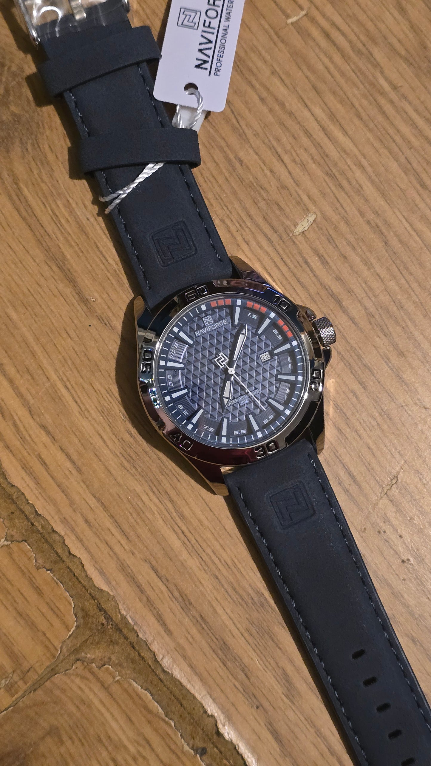 Naviforce Mens Sports Quartz - Watch - Blue - New