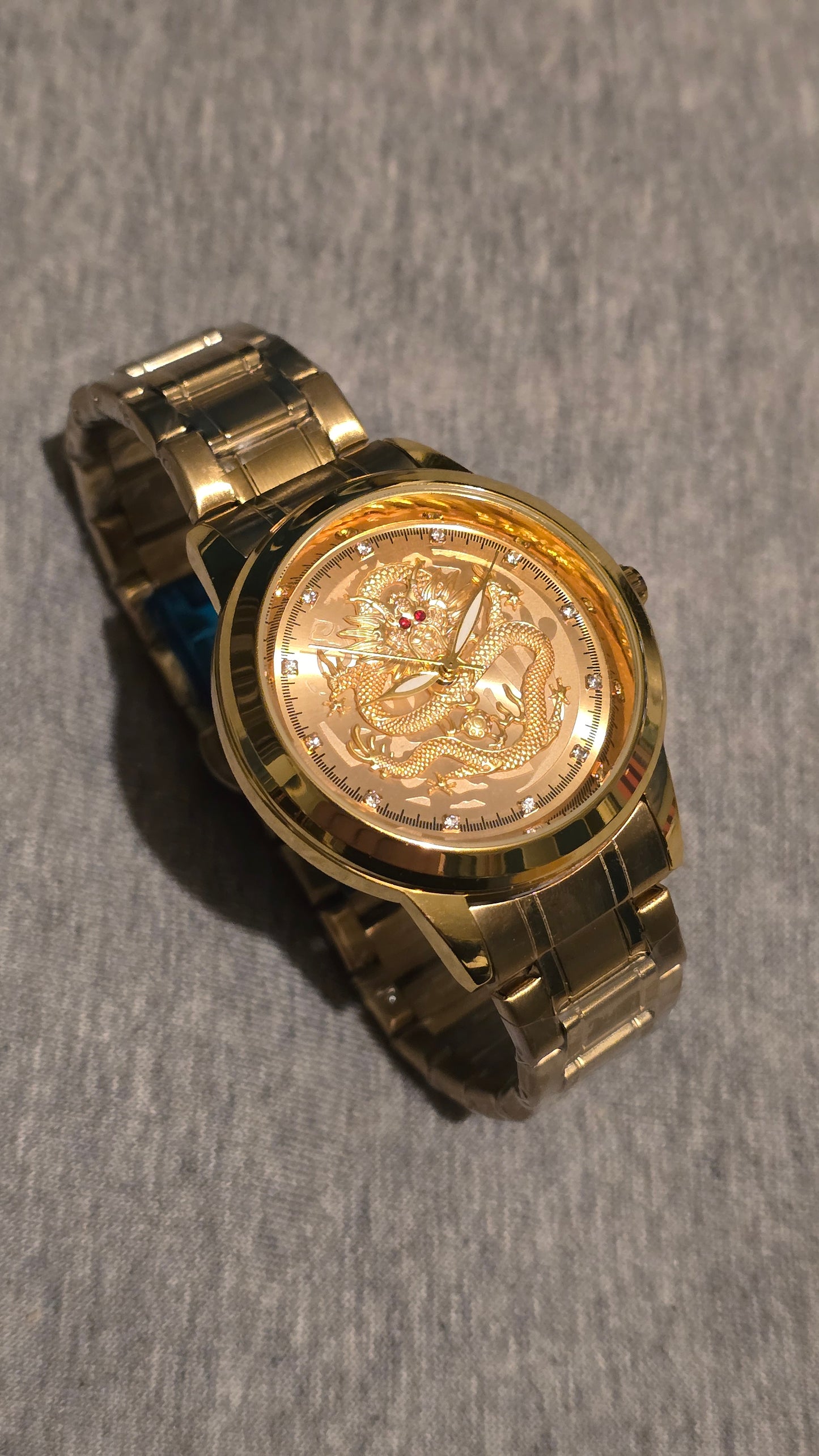 Fngeen Golden Dragon Mens Automatic Mechanical Self-Winding Watch - New - 1