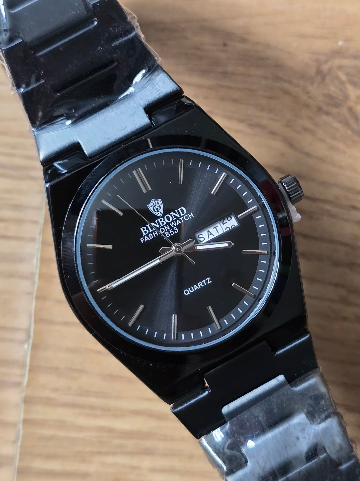 Binbond Mens Quartz Watch - Black - New