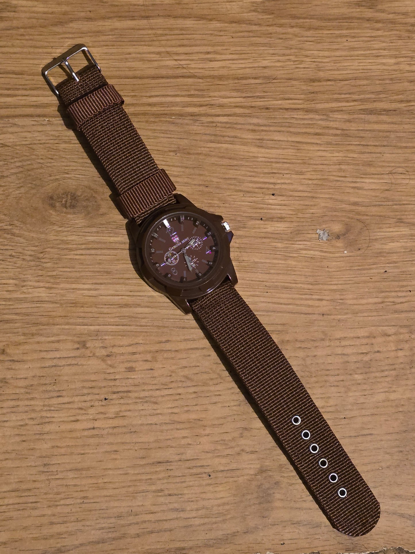 Gemius Army Unisex Quartz Watch - Brown - New