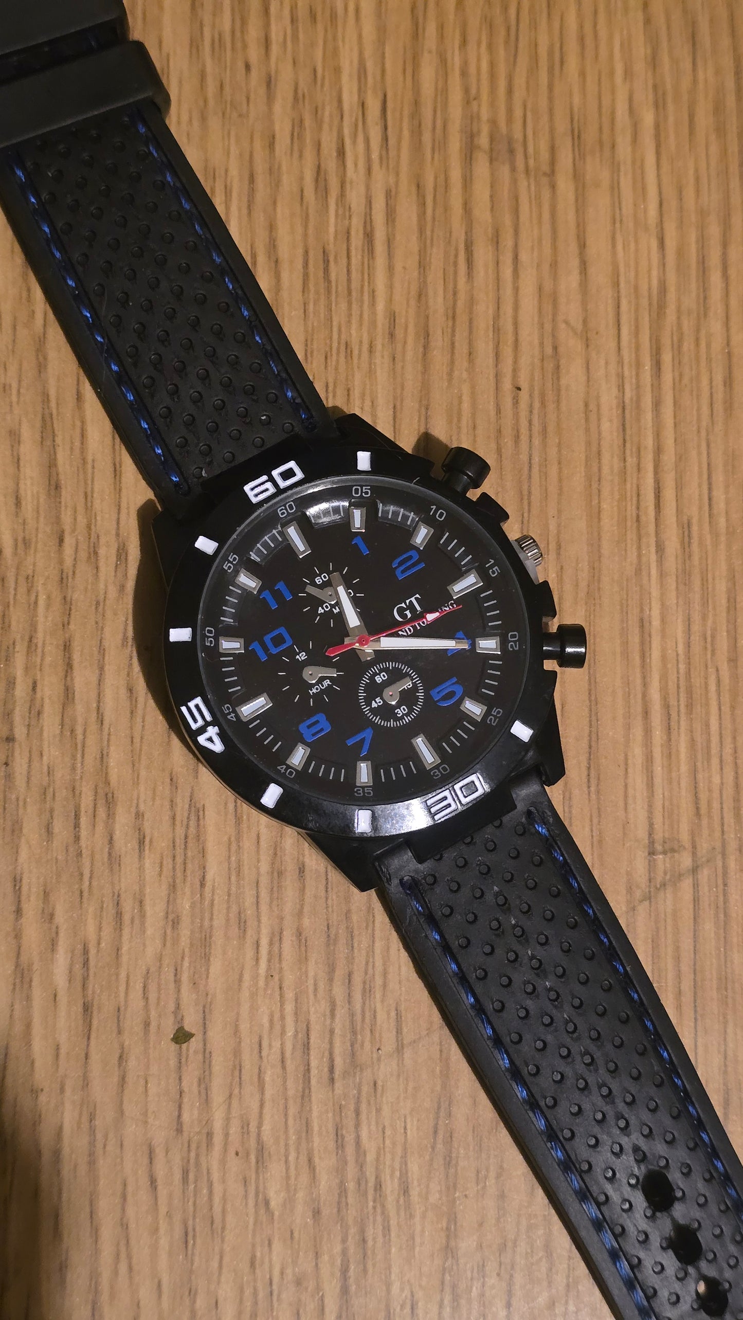 G.T Mens Quartz Watch - Blue - New